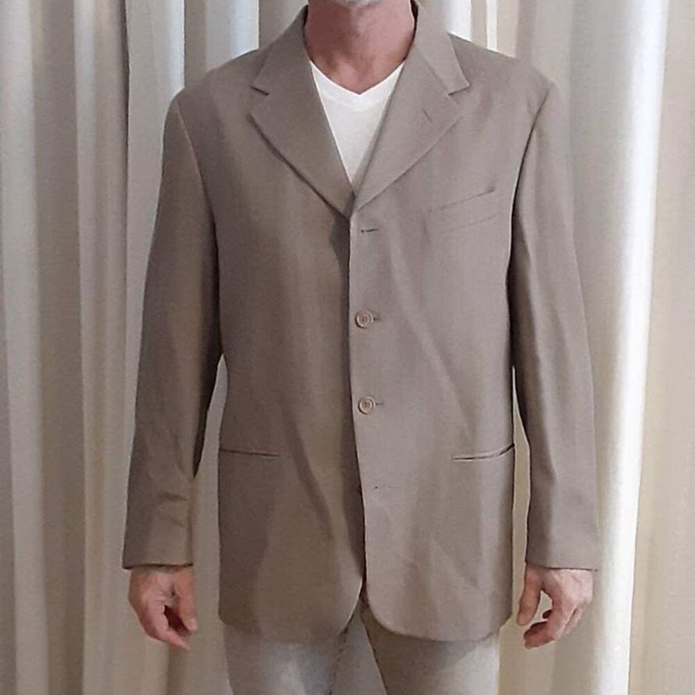 Principe By Marzotto Oversized Suit Jacket - Pure Wool Made in Italy